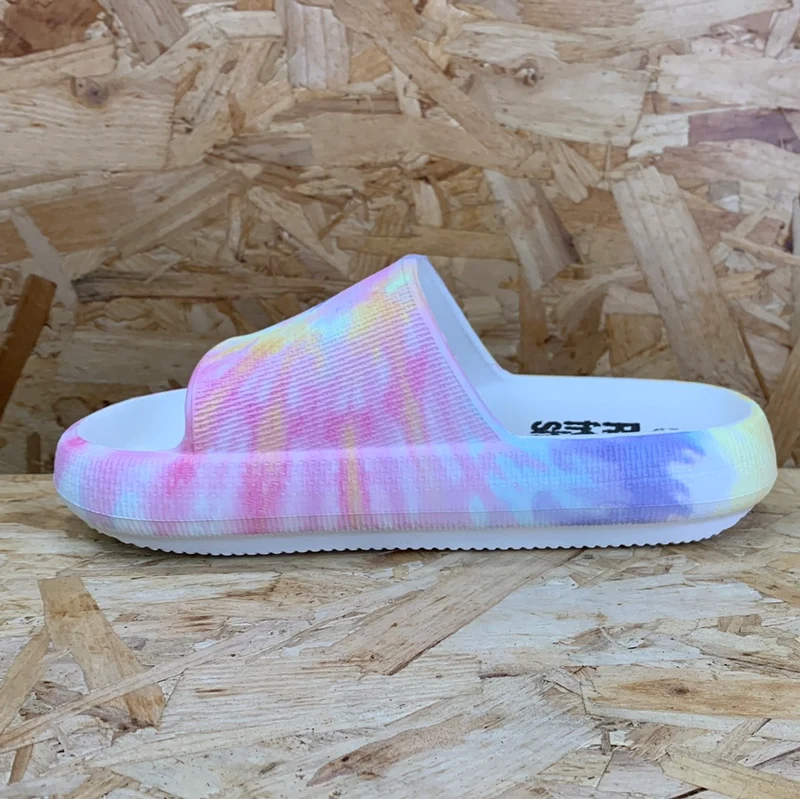Refresh Fashion Tie Dye Slide für Damen – Nude