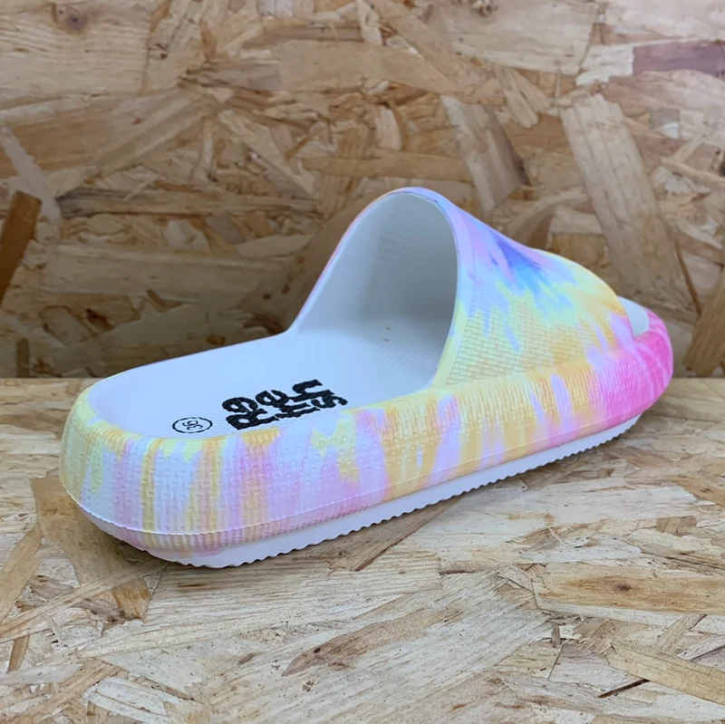 Refresh Fashion Tie Dye Slide für Damen – Nude