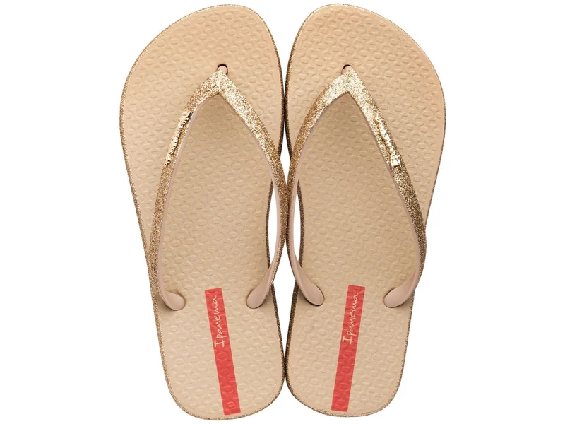 Ipanema Maxi Glow Glitzer-Sandalen für Damen – Gold