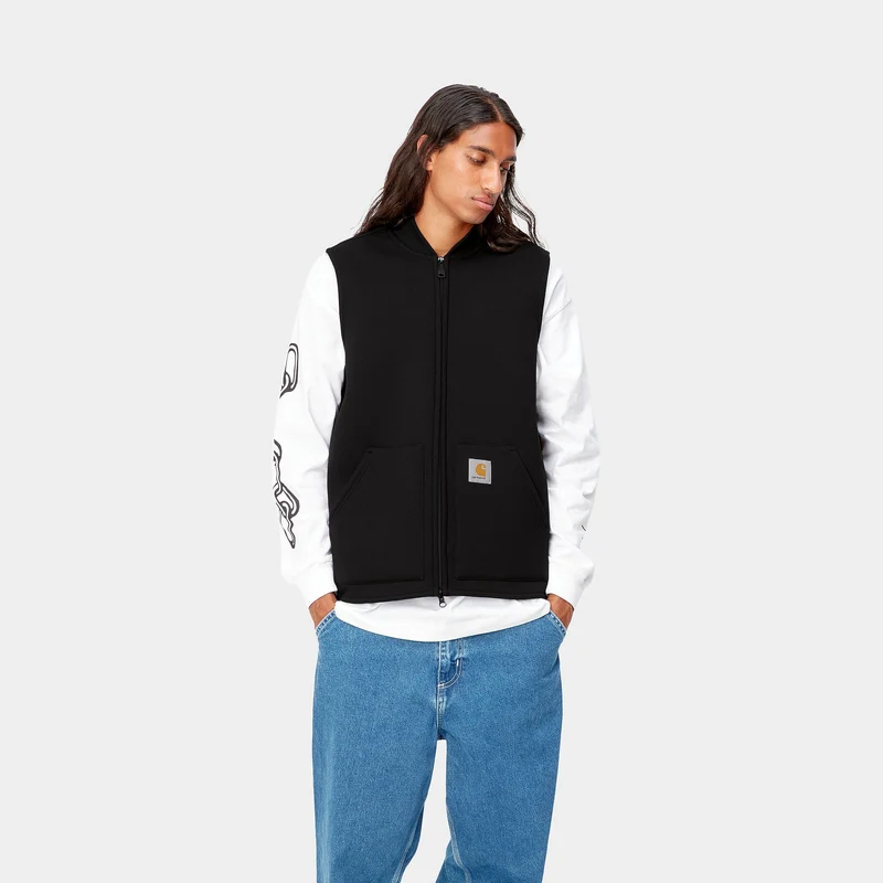 Carhartt WIP Herren-Car-Lux-Weste – Schwarz