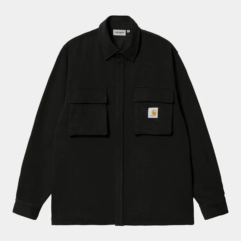 Carhartt WIP Herren Wade Sweat Top – Black Stone Washed