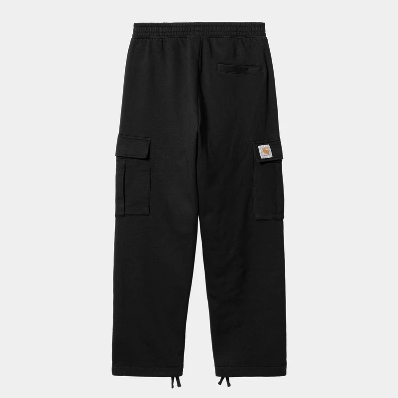 Carhartt WIP Herren Wade Sweathose – Black Stone Washed