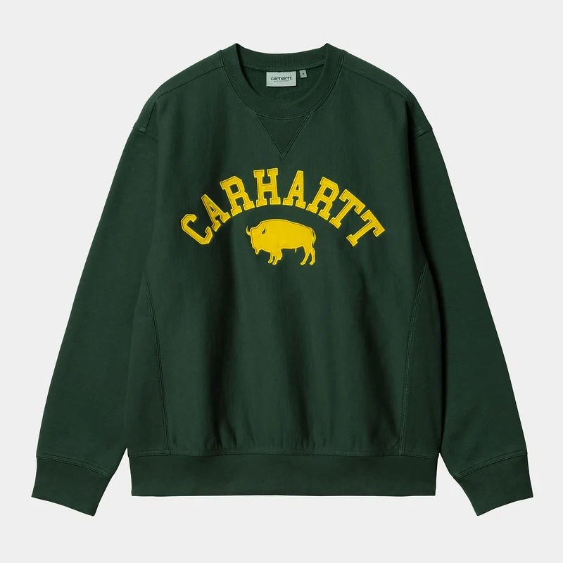 Carhartt WIP Herren Locker Sweat Top – Baumhaus / Gelb