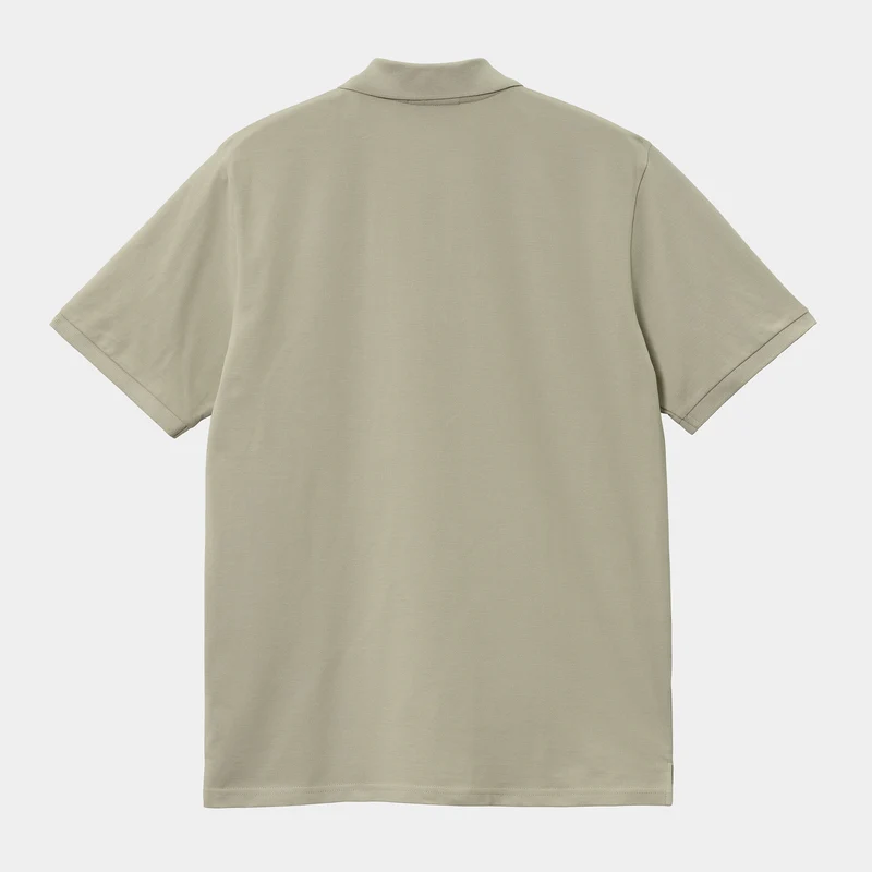 Carhartt WIP Herren Chase Pique Kurzarm-Poloshirt – Agave