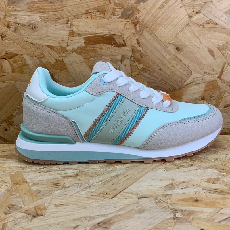 Refresh Modische Damen-Sneaker – Aqua