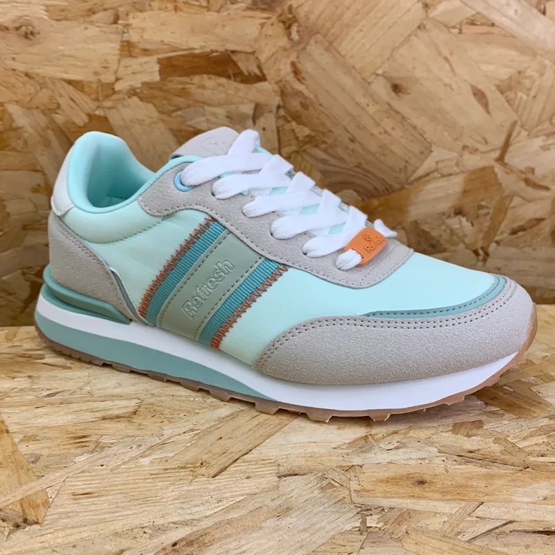 Refresh Modische Damen-Sneaker – Aqua