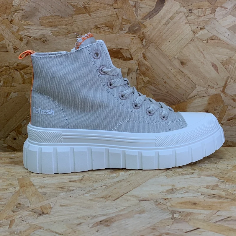 Refresh Modische High-Top-Sneaker für Damen – Grau