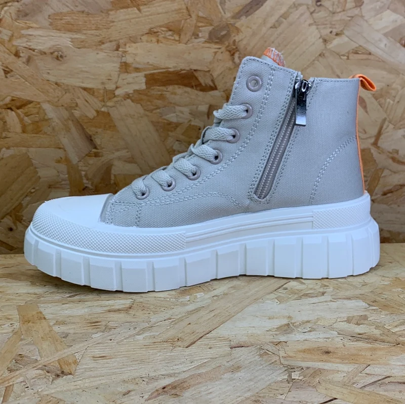 Refresh Modische High-Top-Sneaker für Damen – Grau