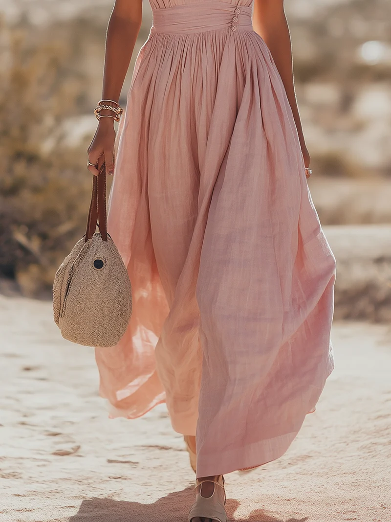 Cordua | Damen Neckholder Maxi Kleid