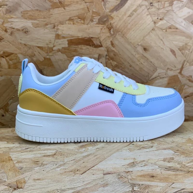 Refresh Modische Damen-Sneaker – Jeansblau