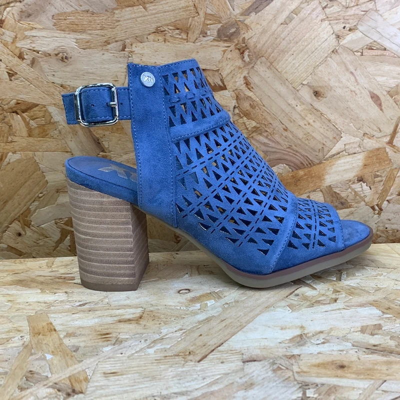Xti Modischer Damen-High-Heel – Jeansblau