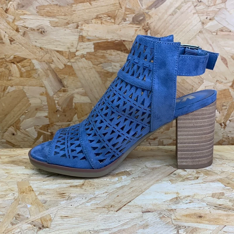 Xti Modischer Damen-High-Heel – Jeansblau