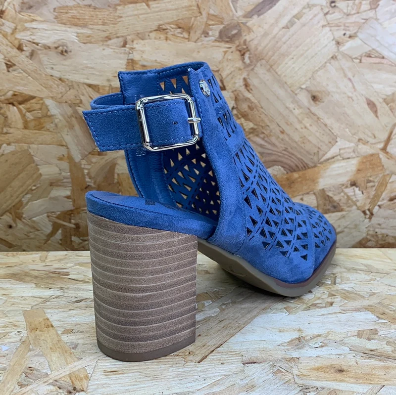 Xti Modischer Damen-High-Heel – Jeansblau