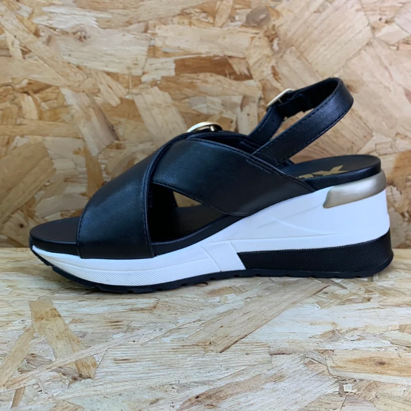 Xti Mode-Keilsandalen für Damen – Schwarz