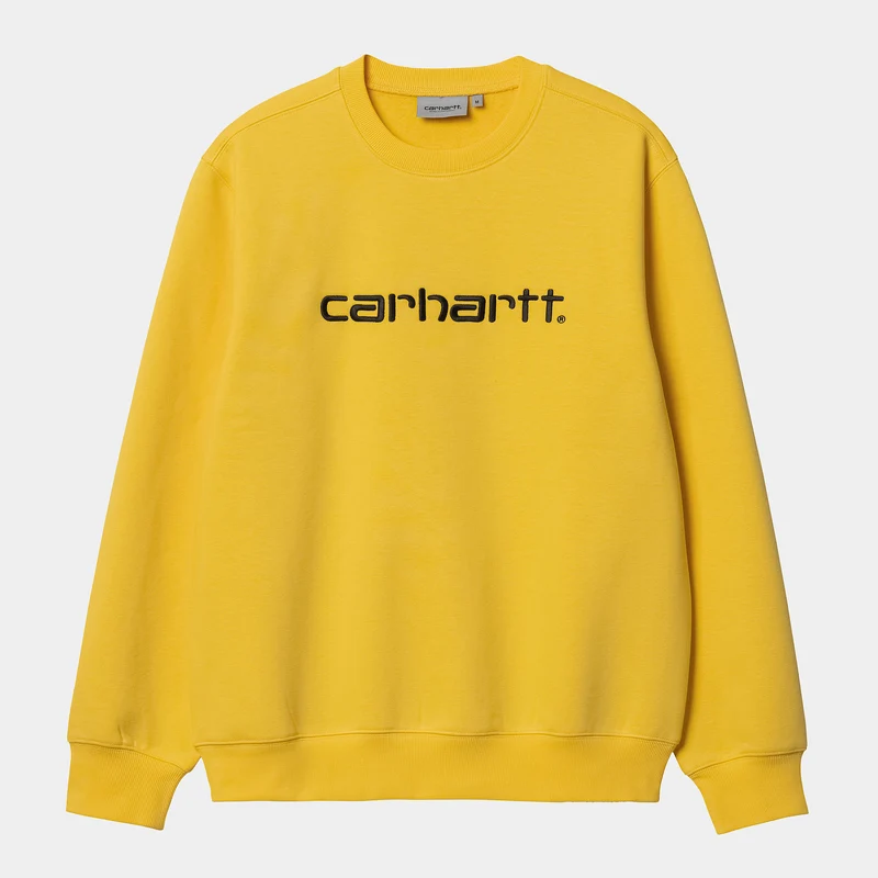 Carhartt WIP Herren Carhartt WIP Sweat Top - Buttercup / Schwarz
