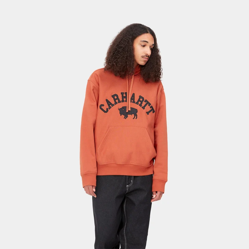 Carhartt WIP Herren Locker Sweat Hoodie – Phoenix / Schwarz