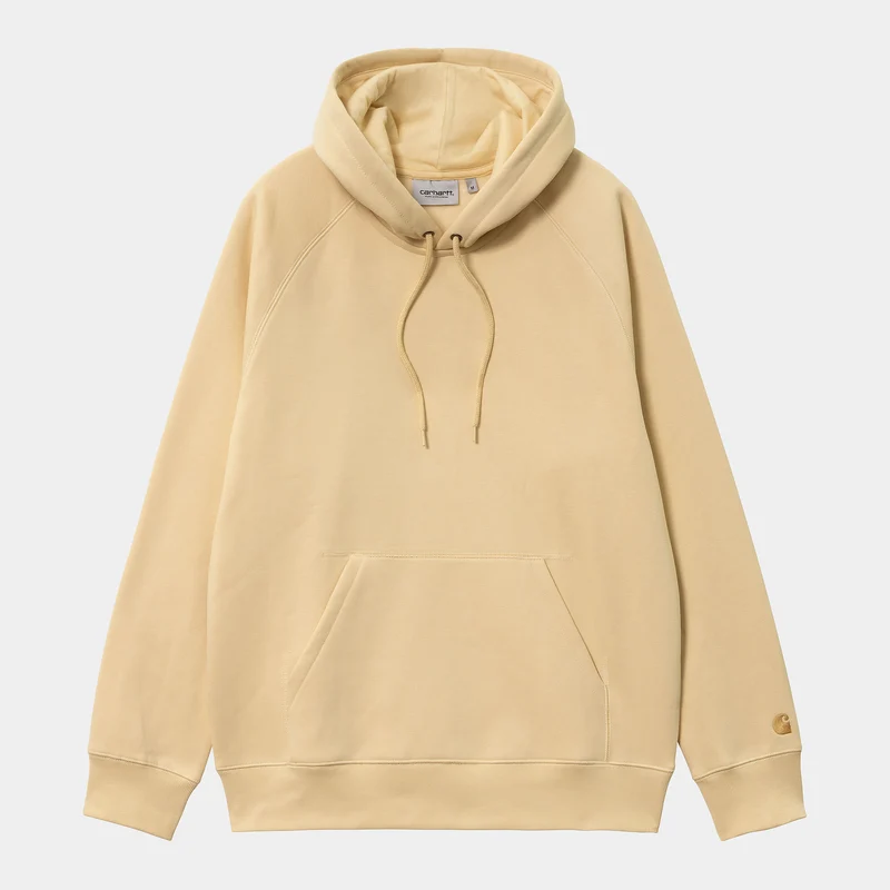 Carhartt WIP Herren Chase Sweat Hoodie – Citron