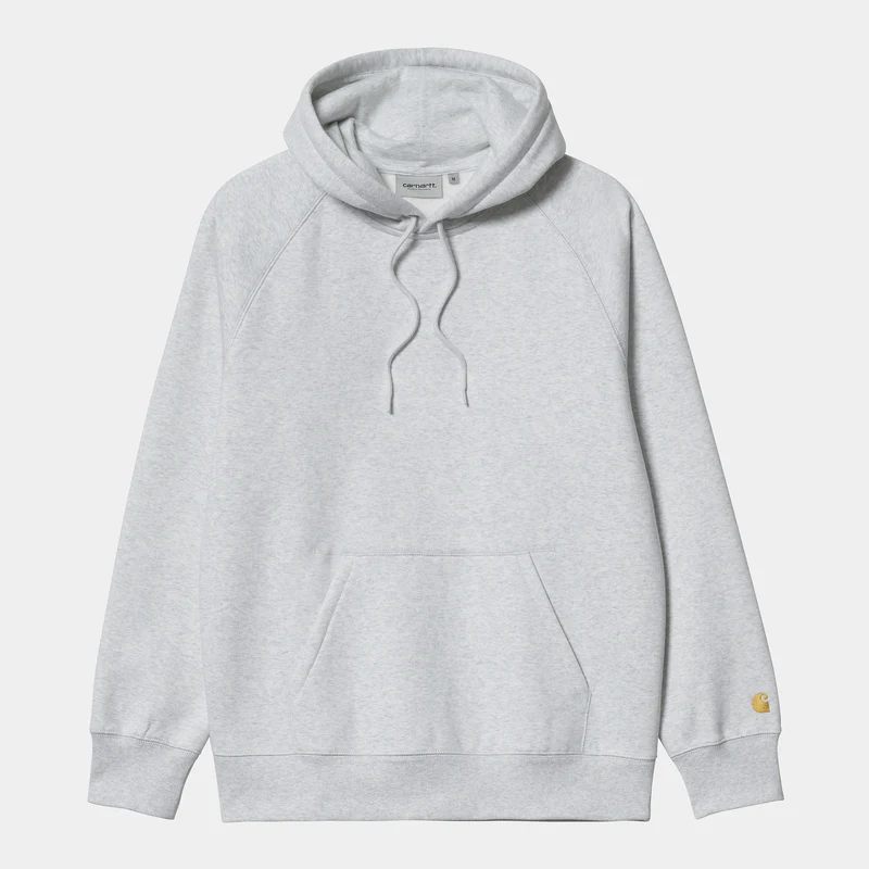 Carhartt WIP Herren Chase Sweat Hoodie – Ash Heather