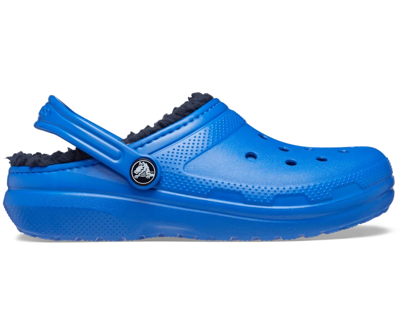 Crocs Kinderklassiker Lined Clog - Blauer Blitz