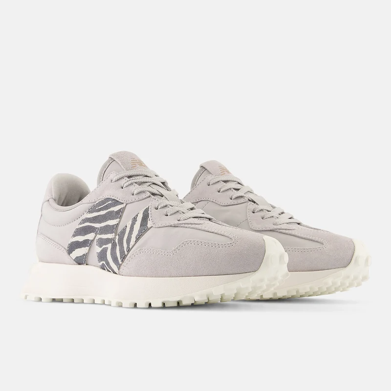 New Balance Damen 327 Fashion Trainer – Graues Zebra