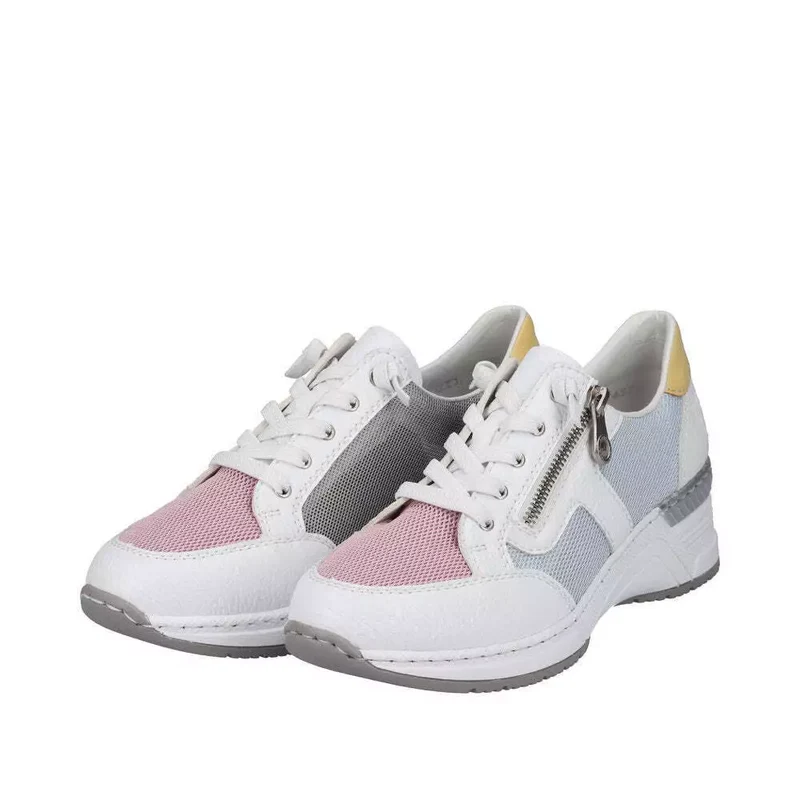 Rieker Damen Revolution Fashion Trainer – Weiß
