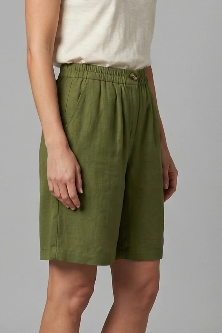 Rania | Damen Bermuda Shorts mit Kordelzug