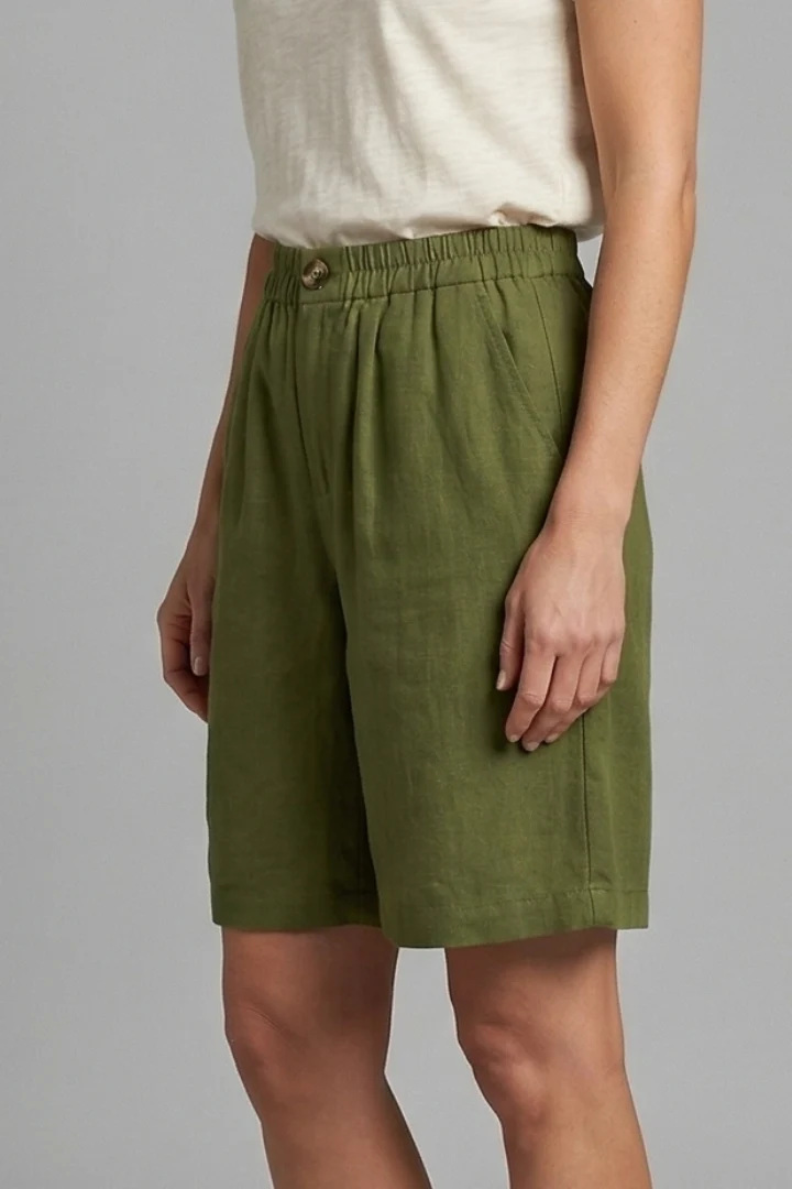 Rania | Damen Bermuda Shorts mit Kordelzug