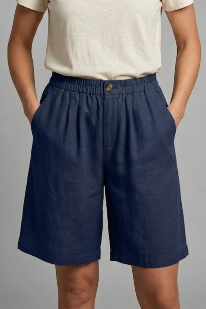 Rania | Damen Bermuda Shorts mit Kordelzug