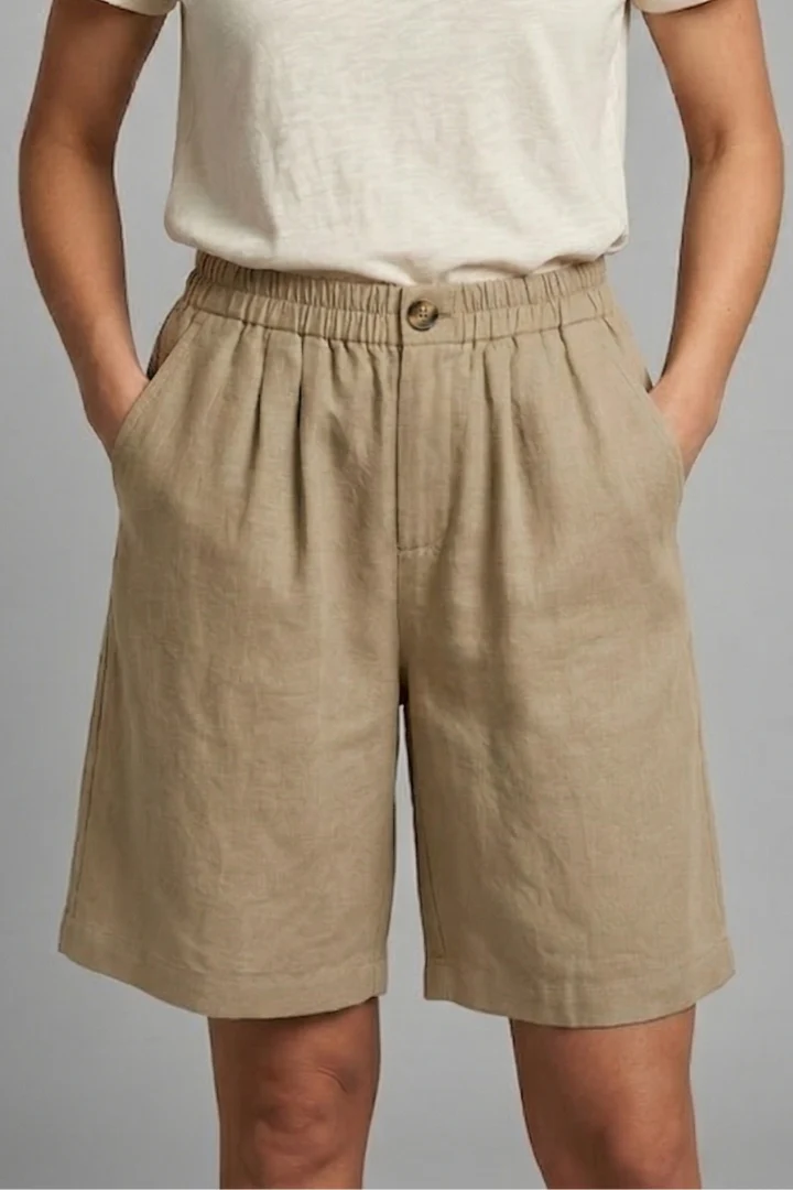 Rania | Damen Bermuda Shorts mit Kordelzug