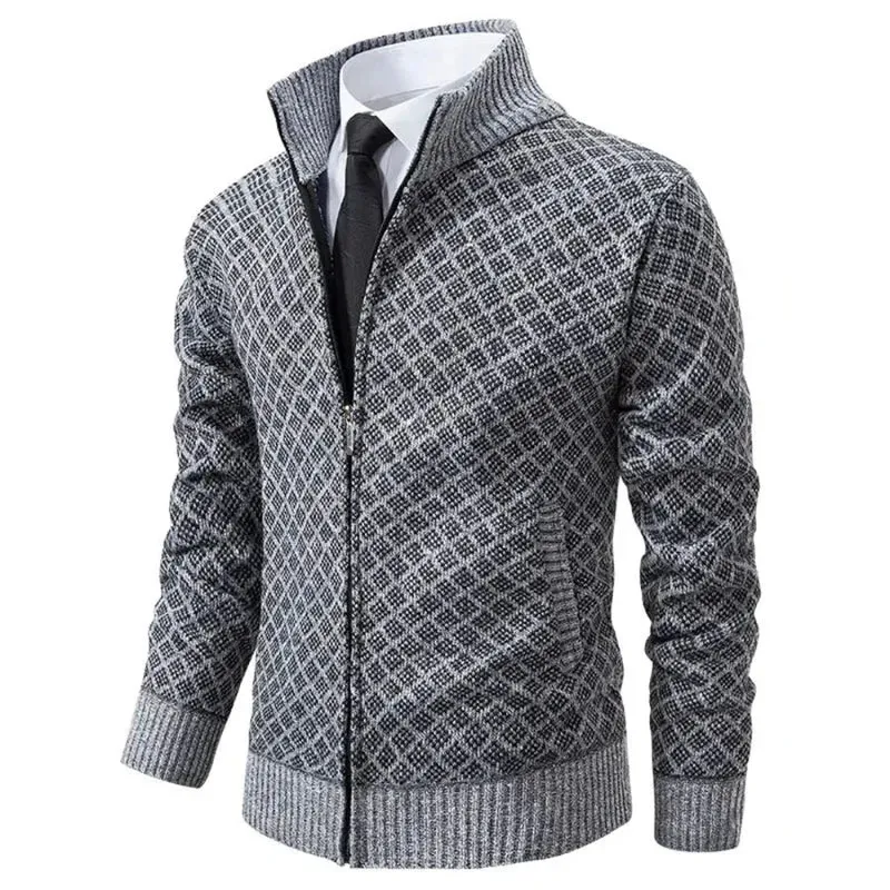 Gerhard | Herren Strickjacke mit Reißverschluss