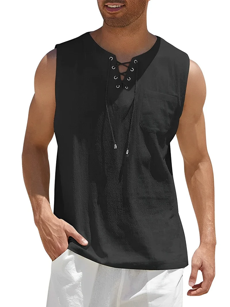 Valentin | Herren V-Ausschnitt Tank Top ärmellos