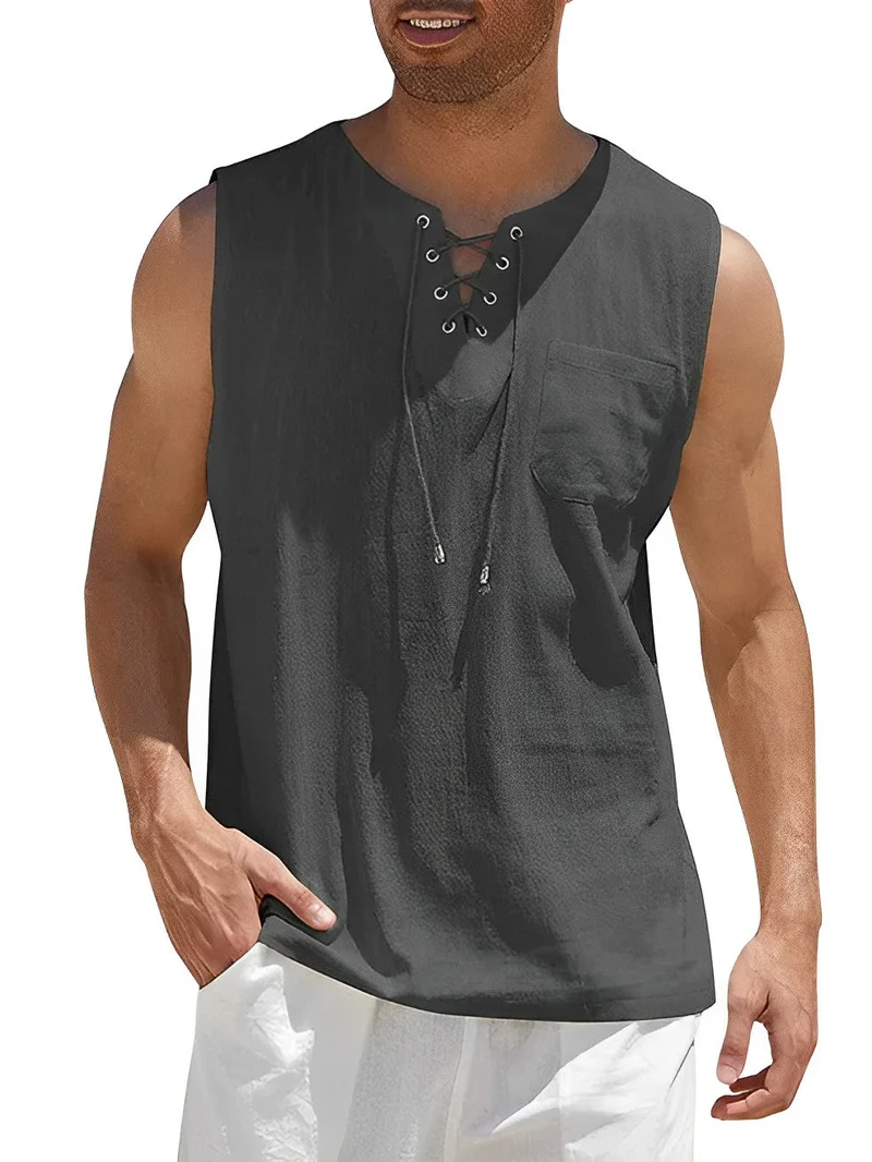 Valentin | Herren V-Ausschnitt Tank Top ärmellos