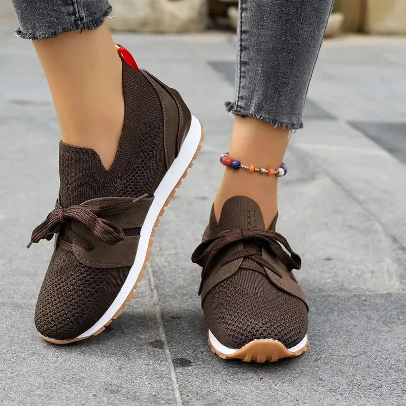 Marlene | Damen Slip-On Sneaker mit Schleife