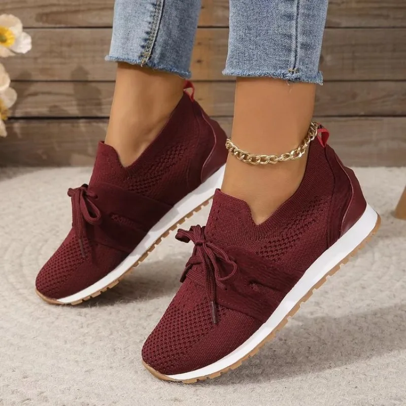 Marlene | Damen Slip-On Sneaker mit Schleife