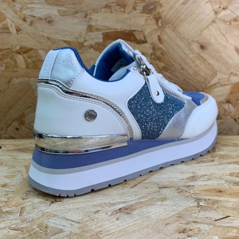 Xti Mode-Sneaker für Damen – Blaue Jeans