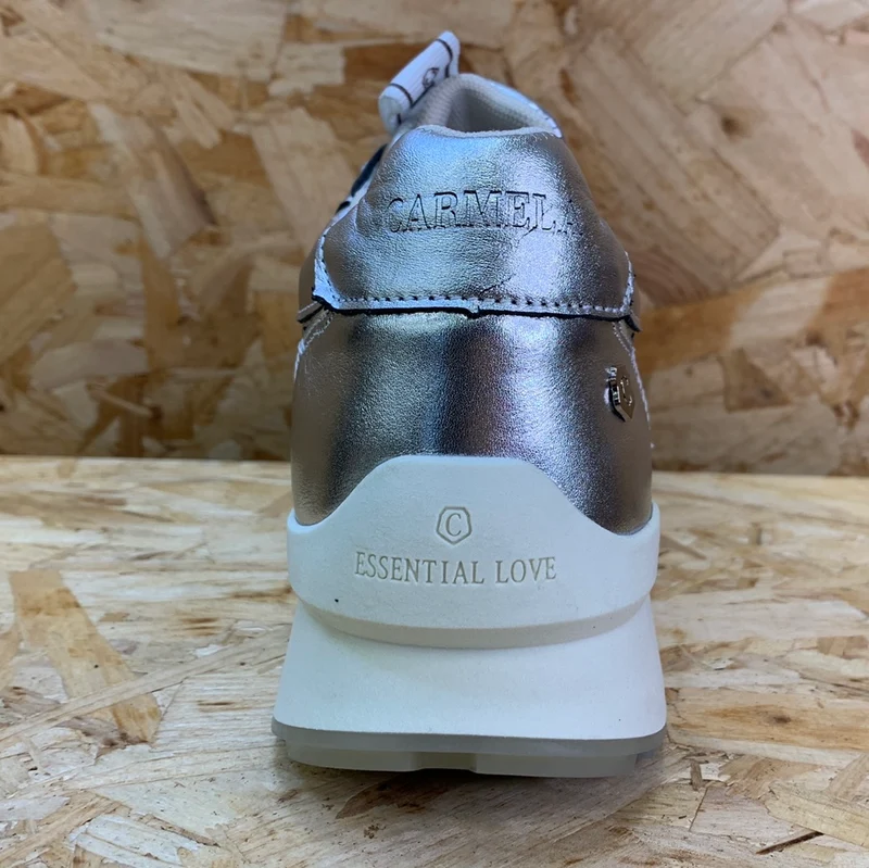Carmela Mode-Sneaker aus Leder für Damen – Metallic