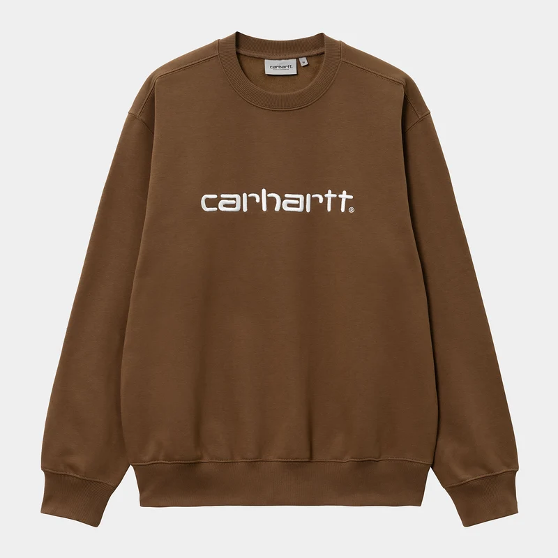 Carhartt WIP Herren Carhartt WIP Sweat Top - Tamarinde / Weiß