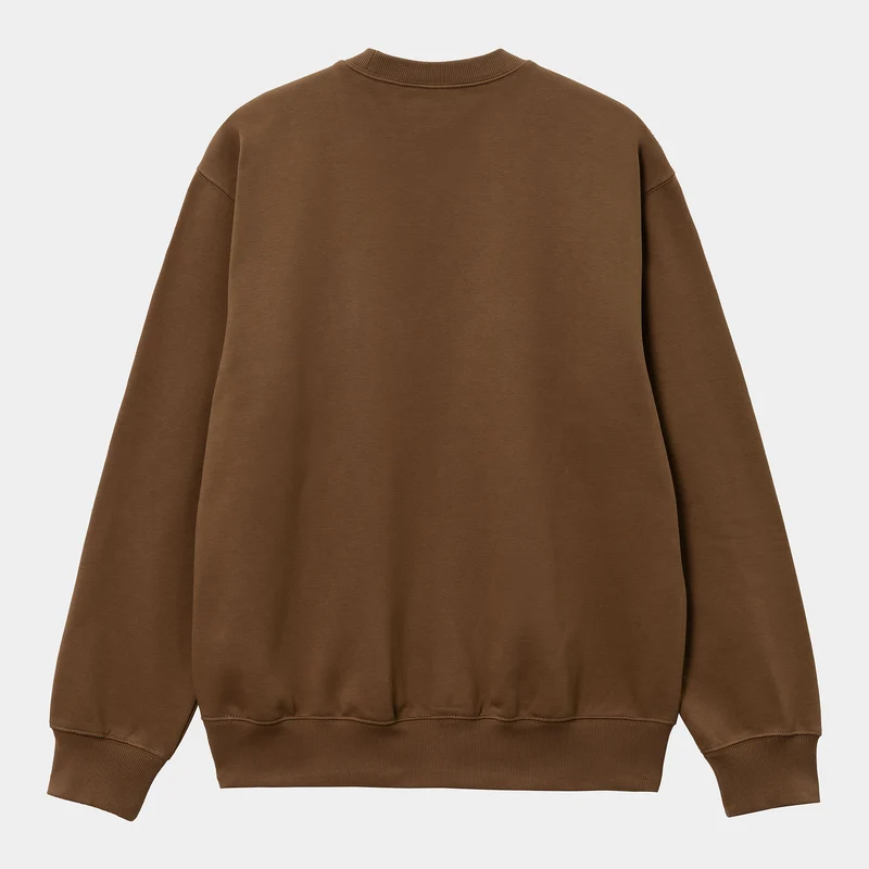 Carhartt WIP Herren Carhartt WIP Sweat Top - Tamarinde / Weiß