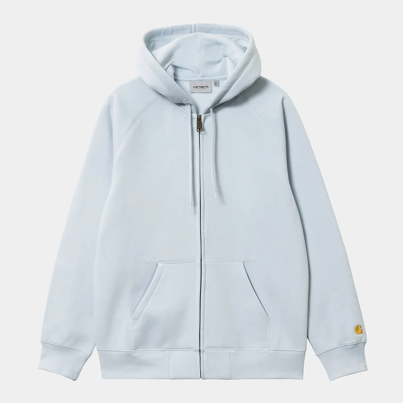 Carhartt WIP Chase-Jacke für Herren mit Kapuze – Icarus / Gold