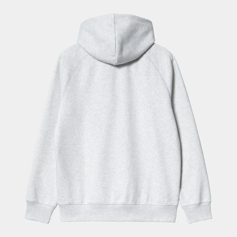 Carhartt WIP Chase-Jacke für Herren mit Kapuze – Ash Heather / Gold
