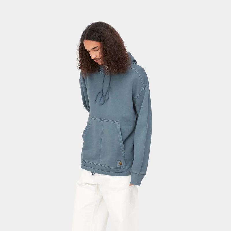 Carhartt WIP Arling Sweat Hoodie für Herren – sturmblau, stückgefärbt