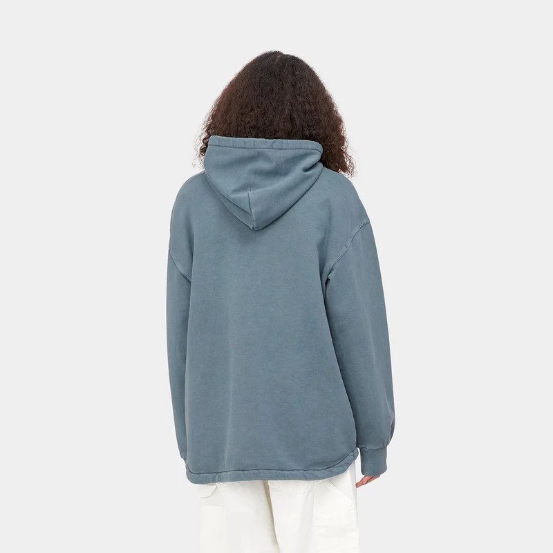 Carhartt WIP Arling Sweat Hoodie für Herren – sturmblau, stückgefärbt