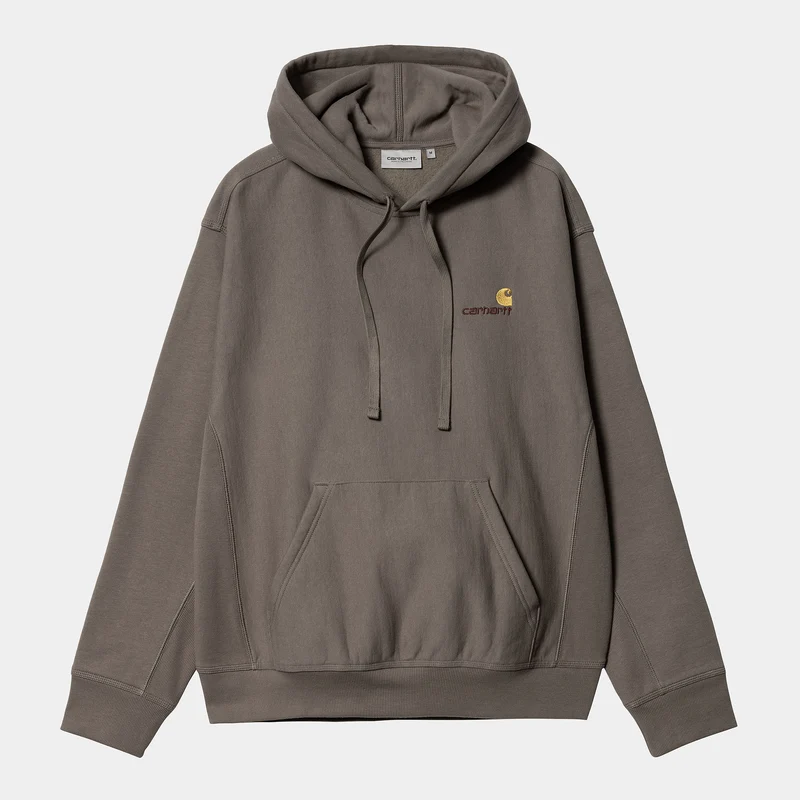 Carhartt WIP Herren American Script Sweatshirt-Hoodie - Teide