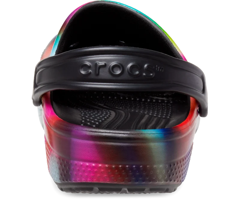 Crocs Klassischer Solarized-Clog für Kinder – Schwarz