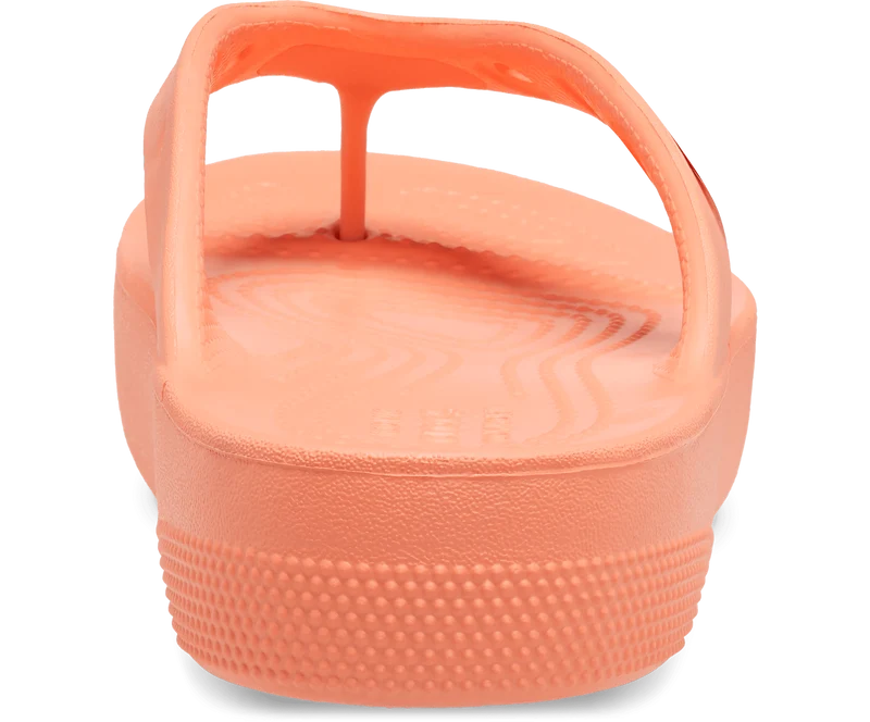 Crocs Klassischer Unisex-Plateau-Flip-Flop – Papaya