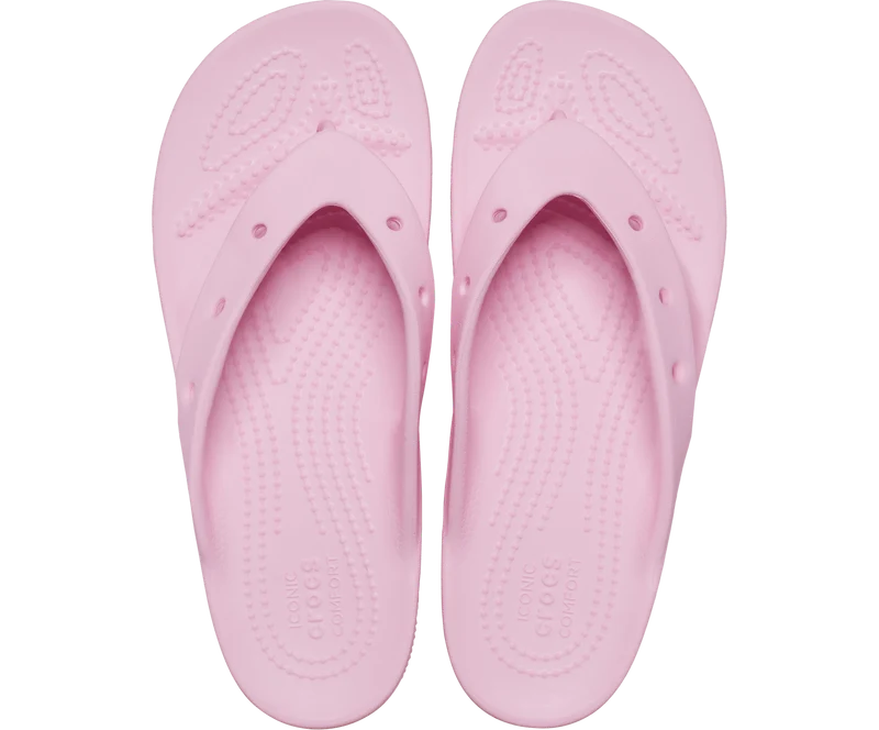 Crocs Klassischer Unisex-Plateau-Flip-Flop – Flamingo Pink