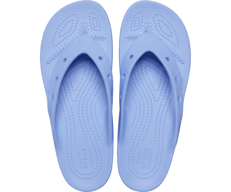 Crocs Klassischer Unisex-Plateau-Flip-Flop – Moon Jelly