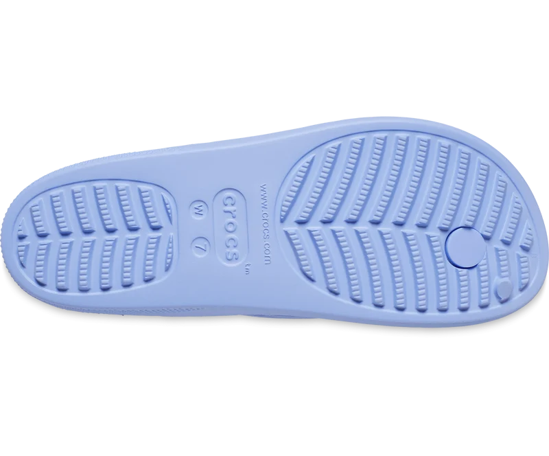 Crocs Klassischer Unisex-Plateau-Flip-Flop – Moon Jelly