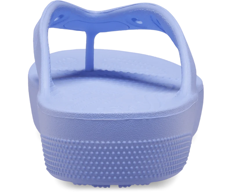 Crocs Klassischer Unisex-Plateau-Flip-Flop – Moon Jelly