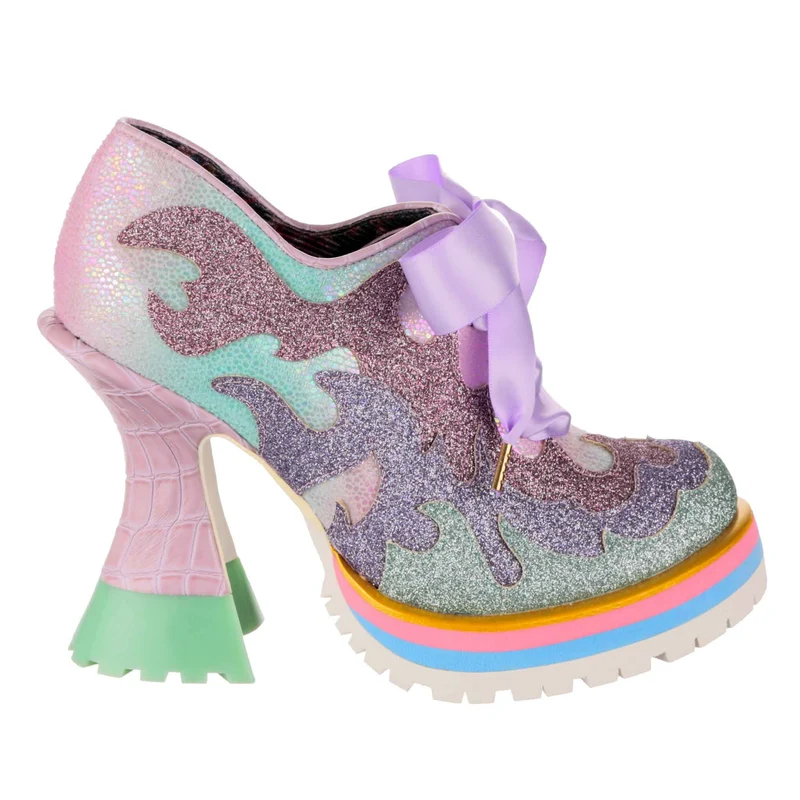 Irregular Choice Damen Flaming Hot High Heel - Flieder
